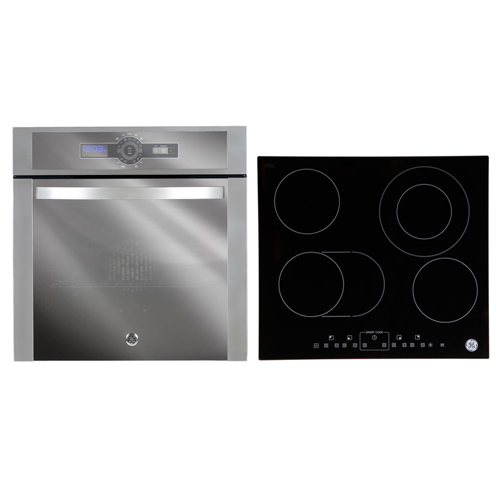 Combo Ge Appliances Horno El Ctrico Cm Acero Inoxidable Hege I