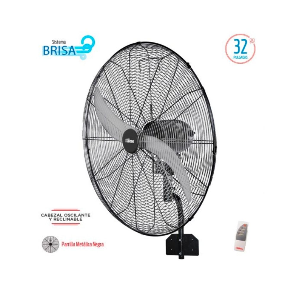 Ventilador De Pared Liliana Vwit W Velocidades Cabezal