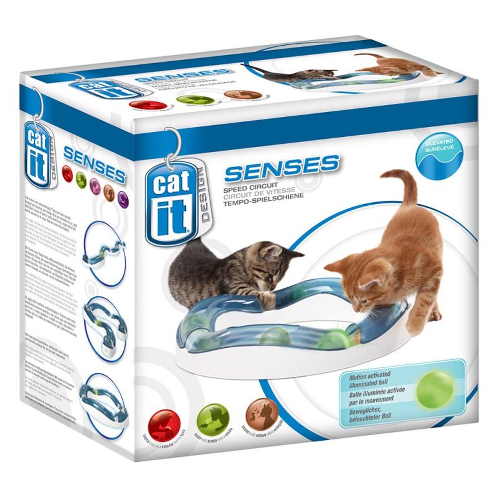 Juguete Interactivo Gato Catit Design Senses Circuito Pelota Mediano