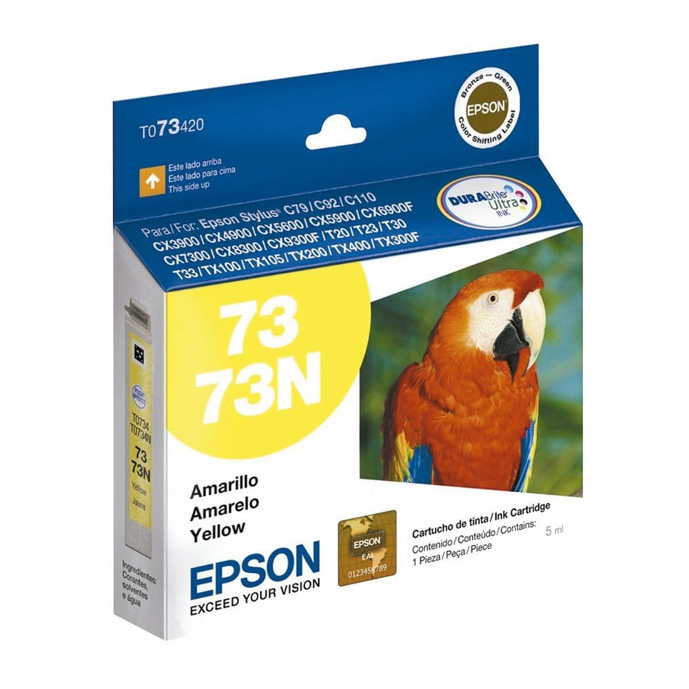 Cartucho De Tinta Epson T Stylus Cx Amarillo