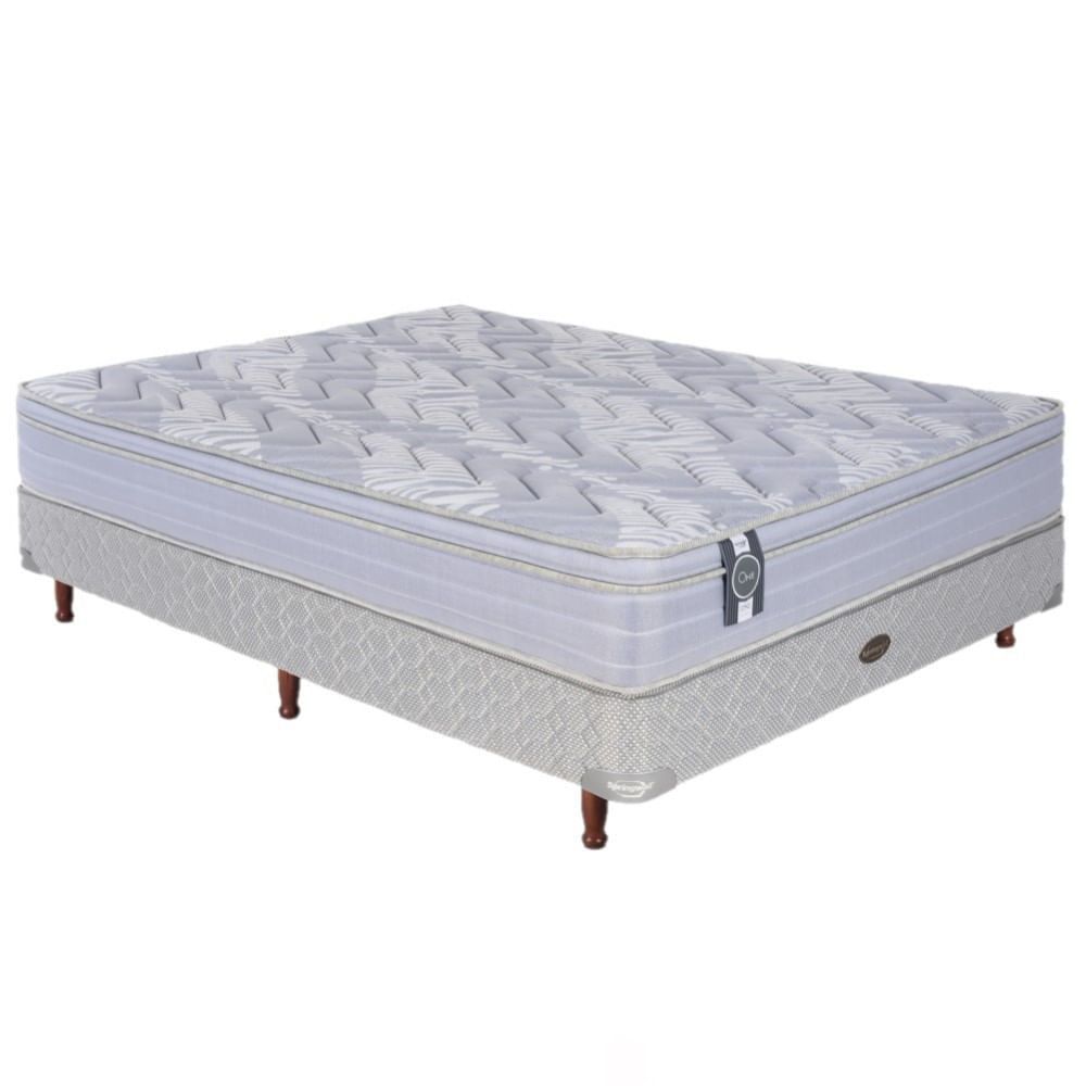 Sommier Y Colchon Espuma Springwall One Alta Densidad X Plazas