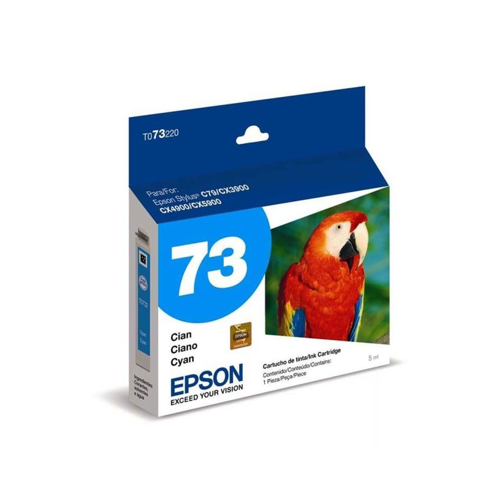 Cartucho Epson T073 Cyan