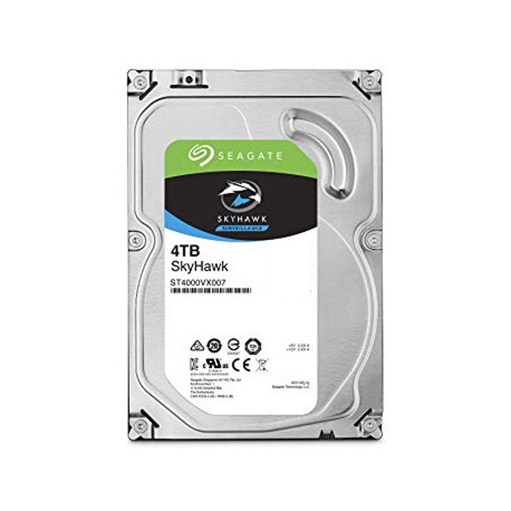 Disco Rigido 4TB Seagate Sata Skyhawk Gris 6GBs 4500 64mb