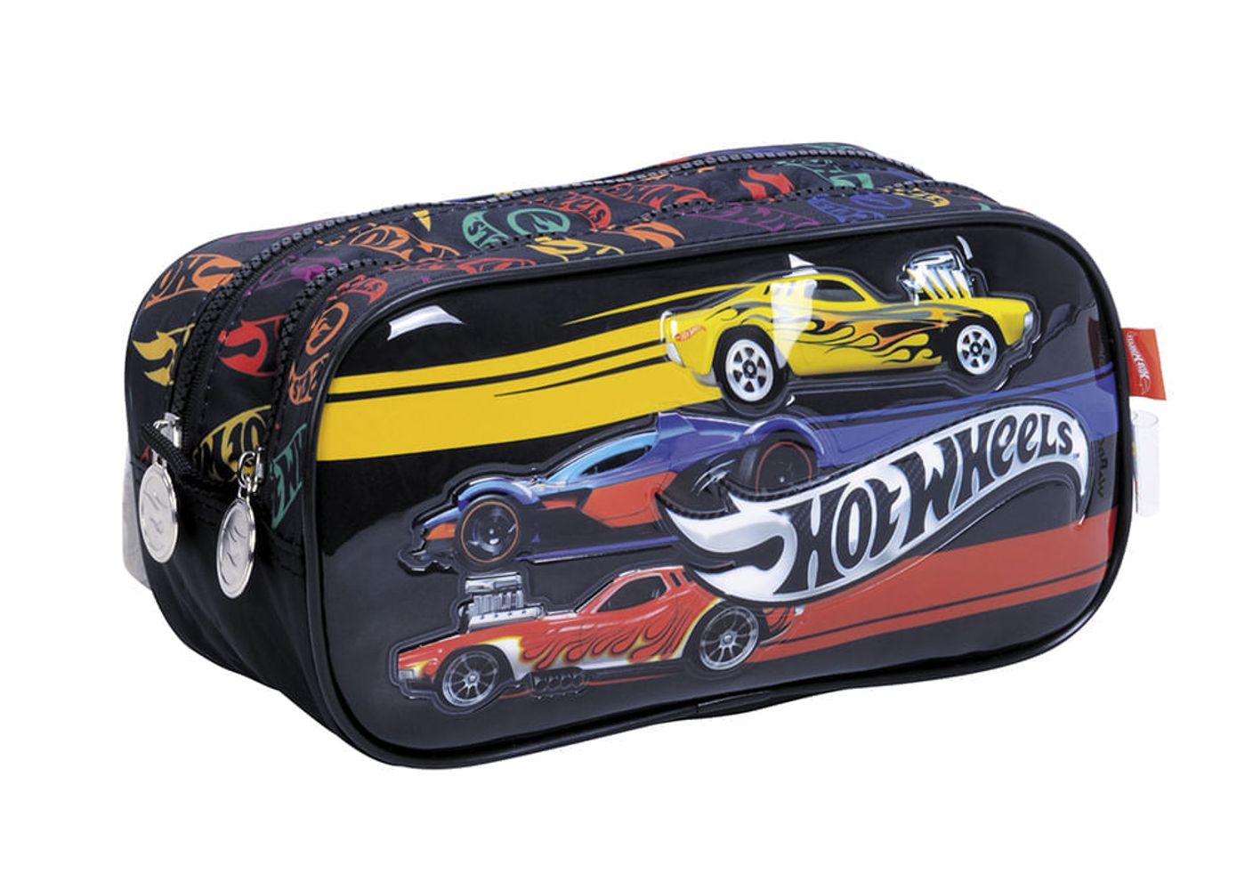 Hot Wheels Cartuchera Doble Fast Negro