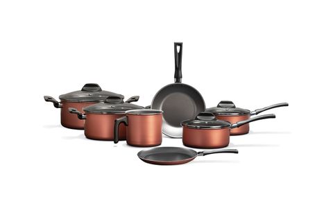 Set Batería Ollas Tramontina Turim Cocina 7 Piezas Teflón