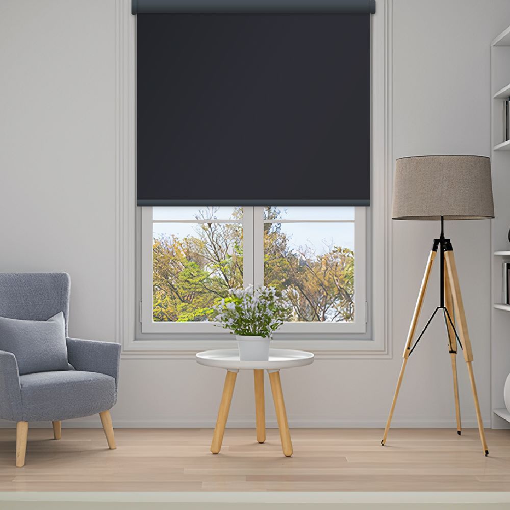 Cortina Roller Blackout 160x130 Negro