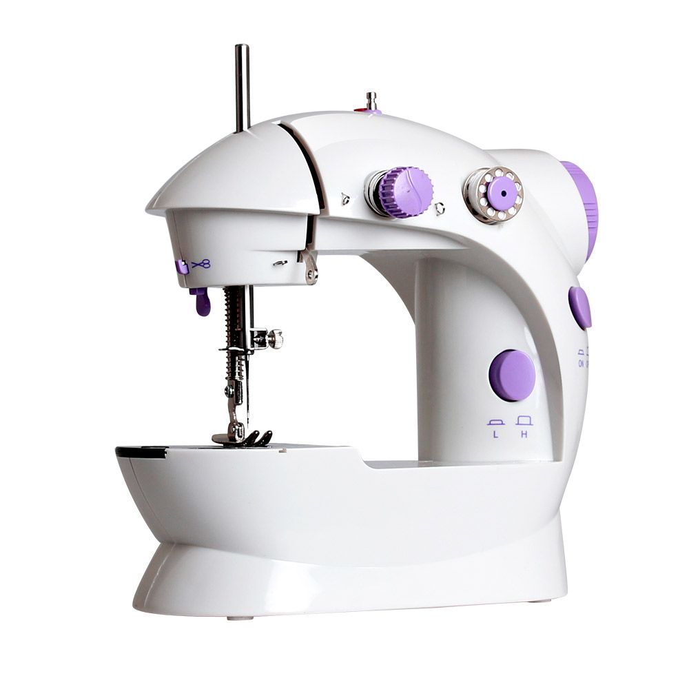 Máquina de Coser MC202 Mini Recta con Luz Portátil