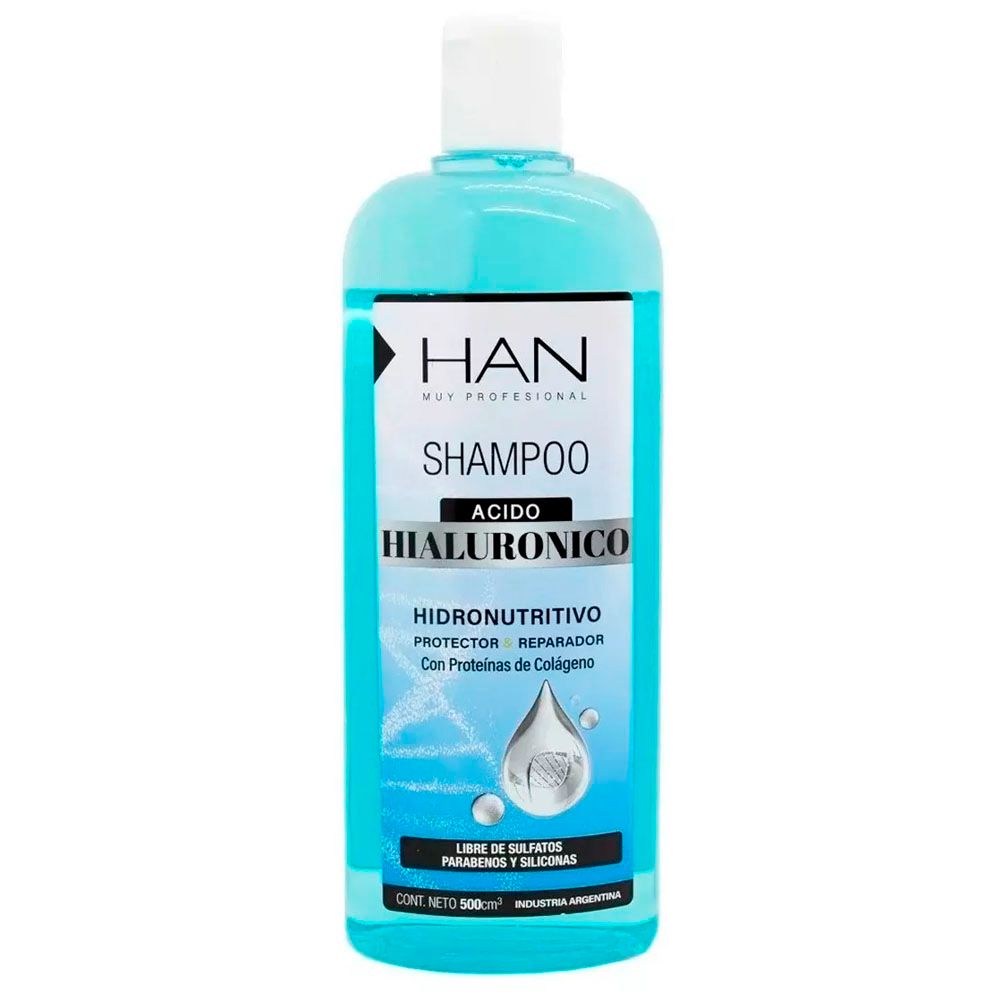 Han Shampoo Acido Hialuronico Protector Reparador X 500 Ml