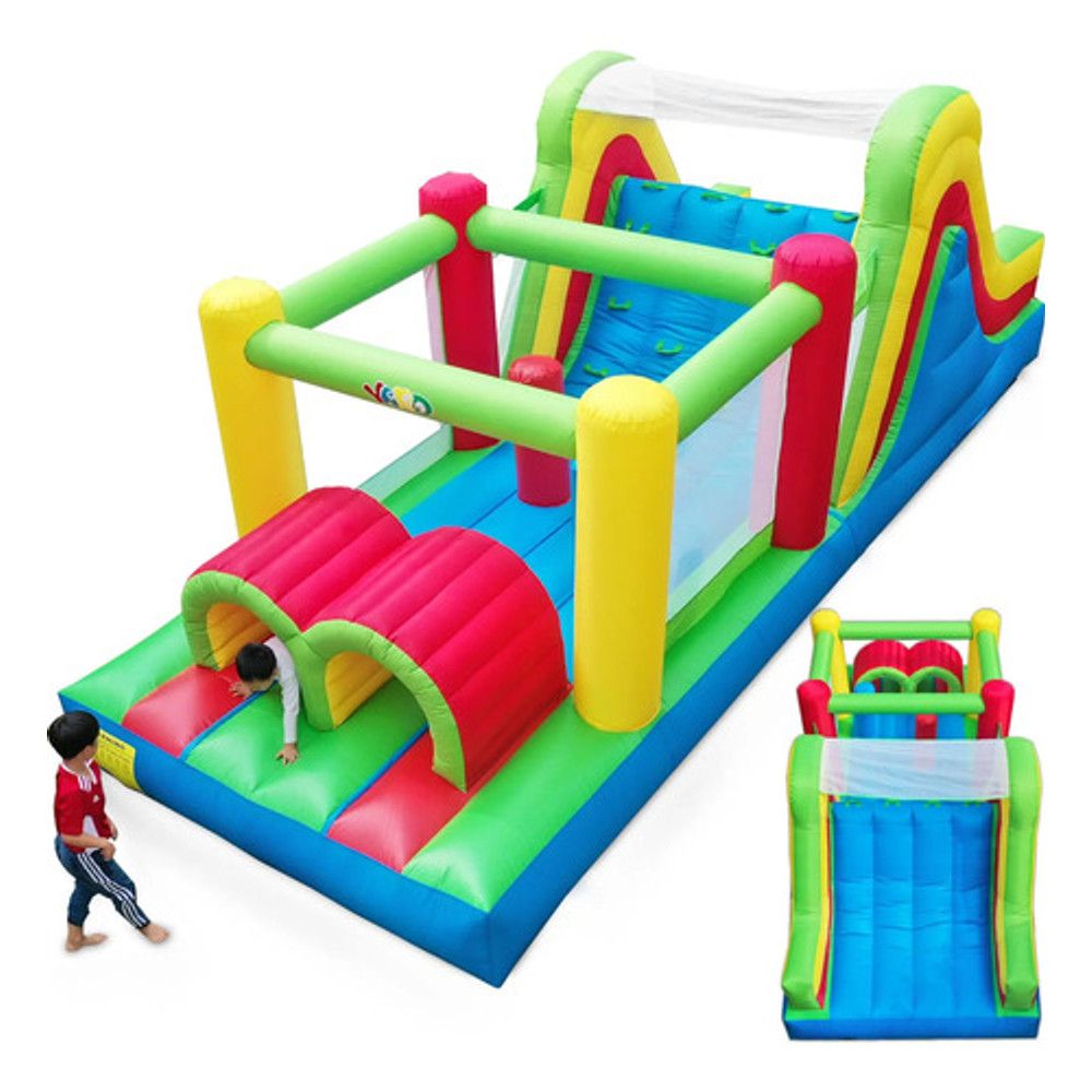 AKEYDIY Gran Casa de Rebote Inflable para Niños Grandes, Casa Hinchable con Tobogán Extra Ancho/Temas de Carreras de Escalada para Centro de Juego - Obstáculos de Patio Trasero, Castillo Hinchable AKEYDIY Gran Casa de Rebote Inflable para Niños Grandes, Casa Hinchable con Tobogán Extra Ancho/Temas de Carreras de Escalada para Centro de Juego - Obstáculos de Patio Trasero, Castillo Hinchable