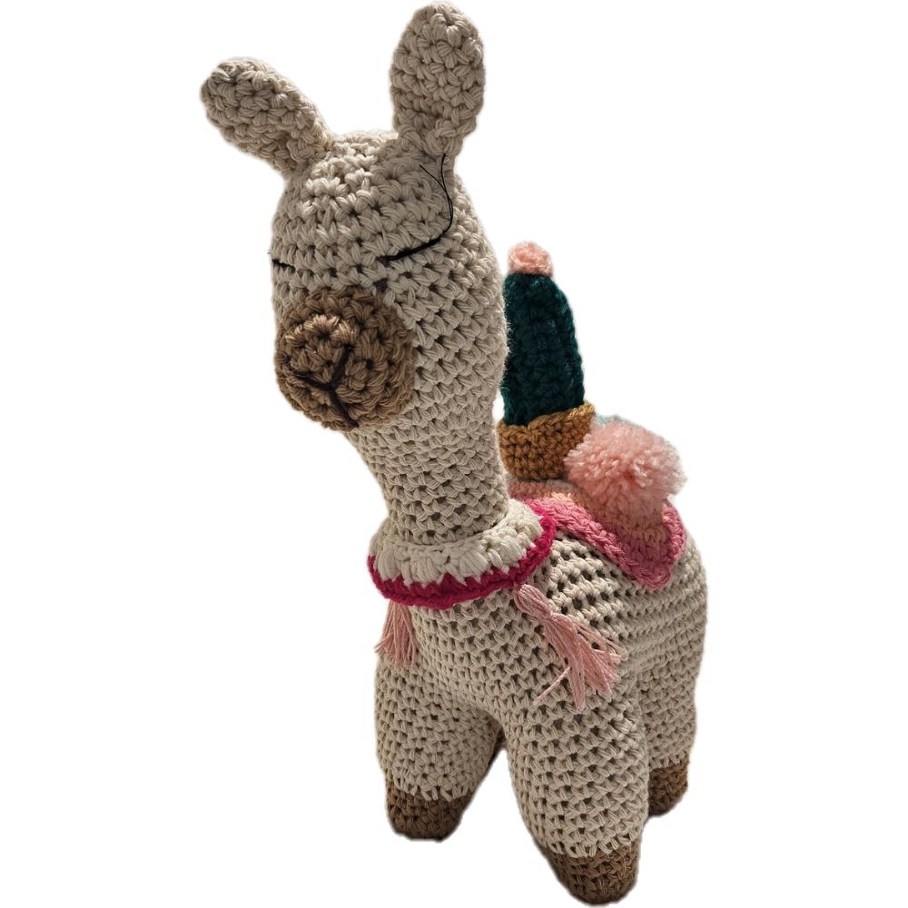 Amigurumi Llama Tejido Juguete Bebes Crochet Montessori Hilo
