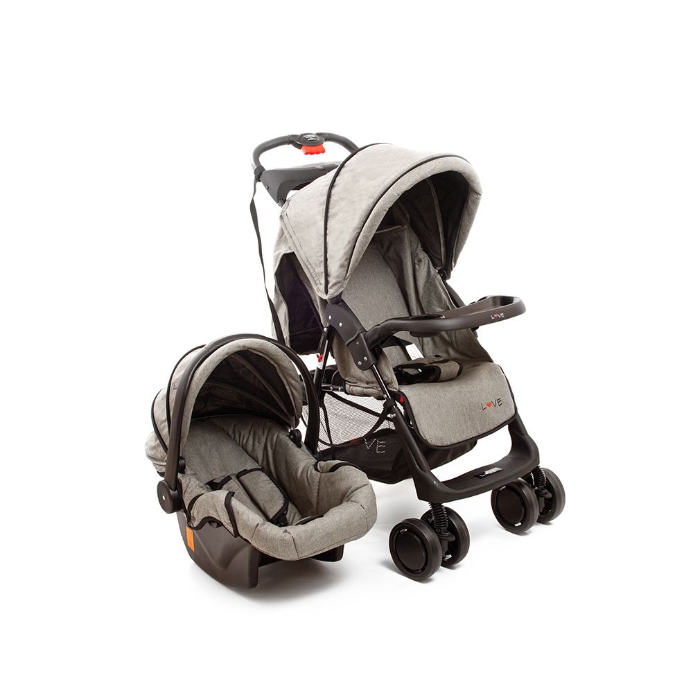 Cochecito Travel System Love 1236 Linen Con Huevito