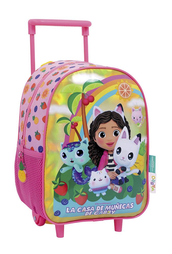 Mochila De Playa Gabby's Doll House De Smoby | Set Con Cubo, Pala, Rastrillo, Regadera Y Molde | 18+ Meses | Plástico Reciclado