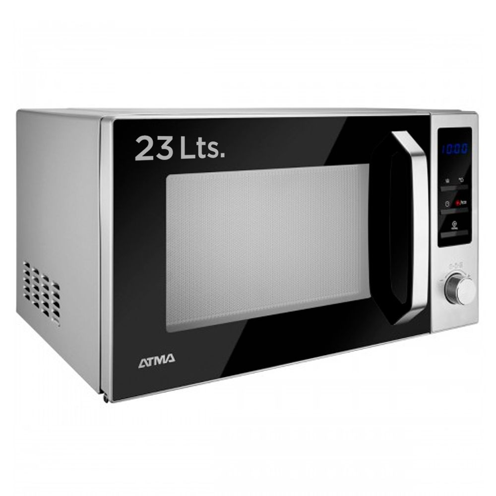 Microondas 23 Lts Atma MD1823GN Acero Inox Con Grill