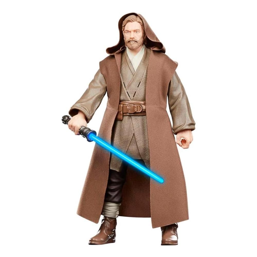 Action Figure Star Wars Obi-Wan Kenobi - Hasbro Power Of The Jedi - 15 Cm - Con Spada Laser E Battle Moves