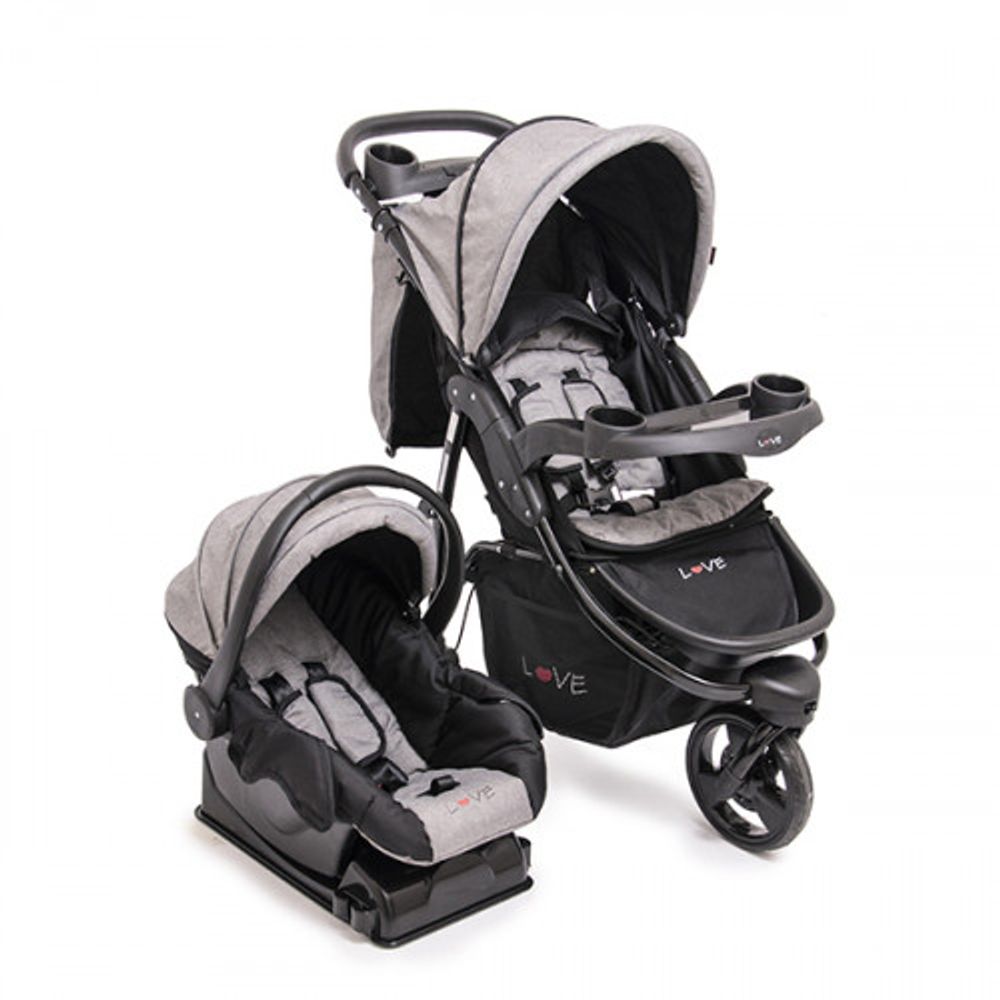 Cochecito De Bebé Travel System Love 245 Con Huevito Linen 05