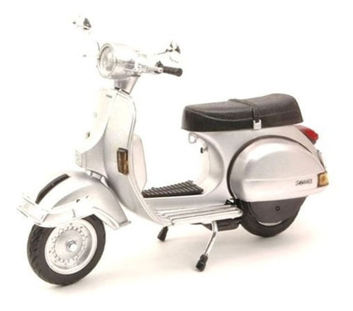 Moto new ray vespa p200e 1978 1:12 gris