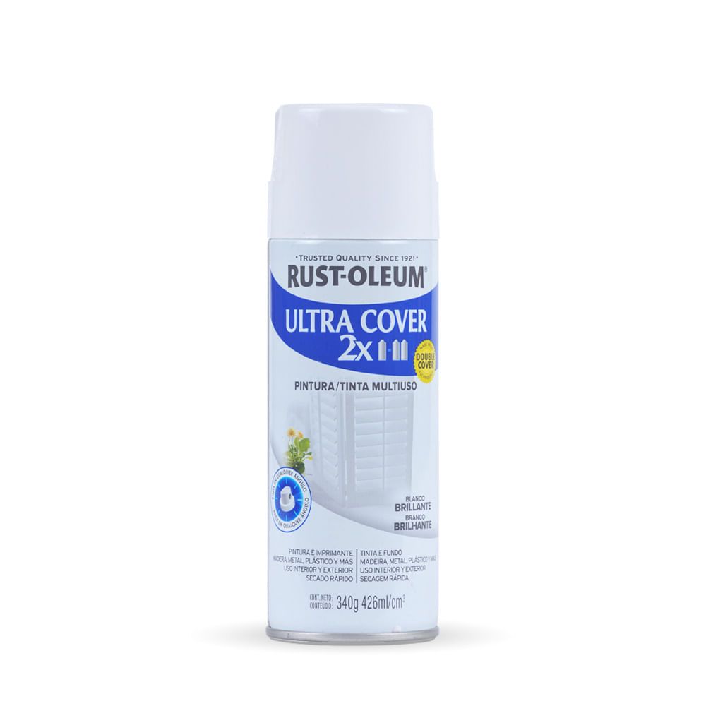 Pintura Aerosol Ultra Cover Colores Rust Oleum Blanco