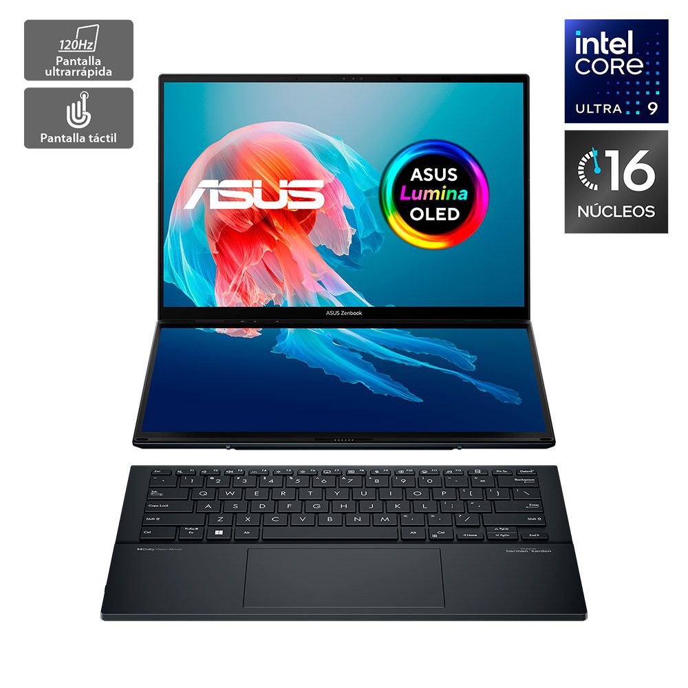 Notebook ASUS Zenbook DUO OLED Intel Core Ultra 9 16 Núcleos 16GB 1TB UX8406MAPZ027W