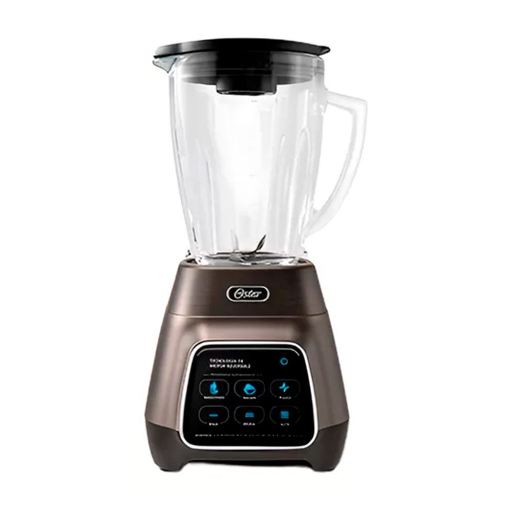 Licuadora Oster Cocina OSBLSTPYG1312XBG negra con jarra de vidrio
