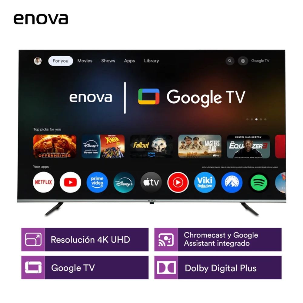 TV 75" Enova TE75UG12TDF