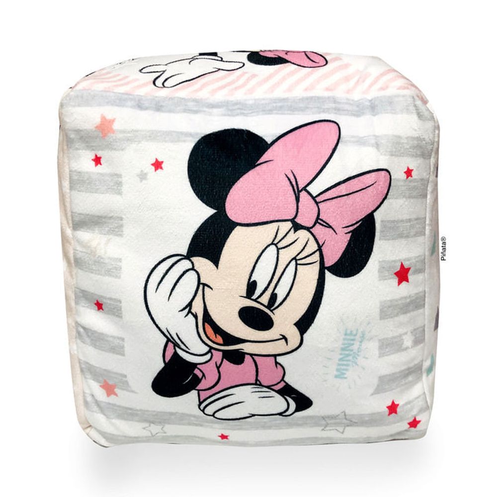 Almohadon Cubo Minnie Baby