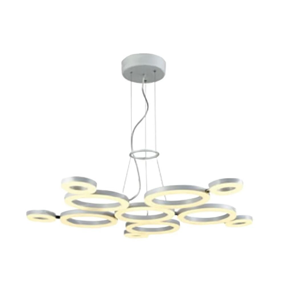 Lampara Colgante Led Sarasota 80W 220V Blanco Mate