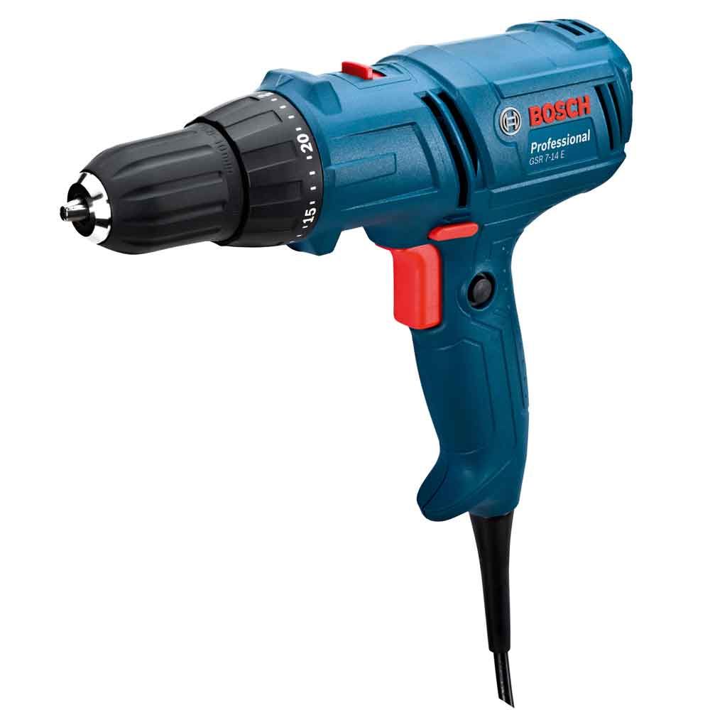 Taladro Atornillador Bosch Gsr 7-14 E 400w + Set De Mechas