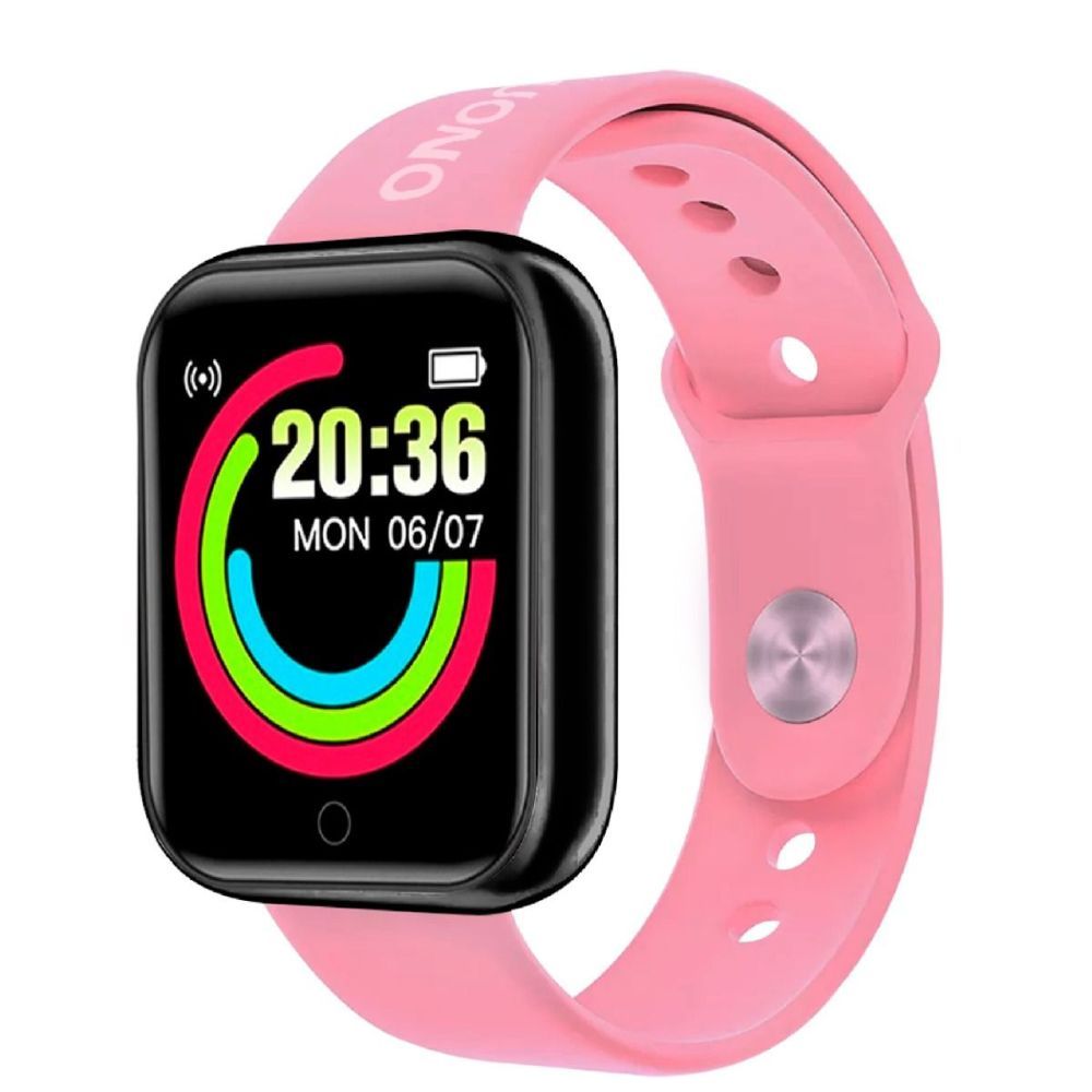 Reloj digital para mujer o niños, en color rosa y violeta.