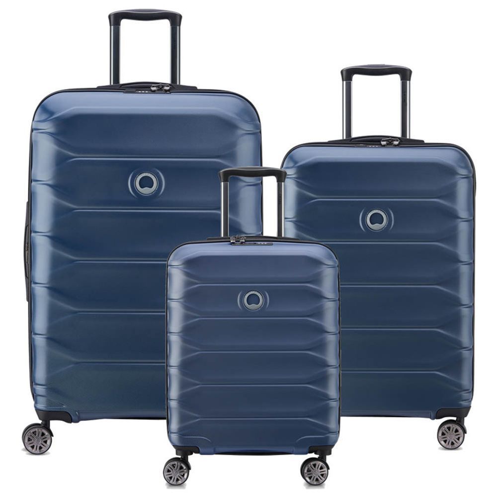 Set De 3 Valijas Delsey Meteor Azul