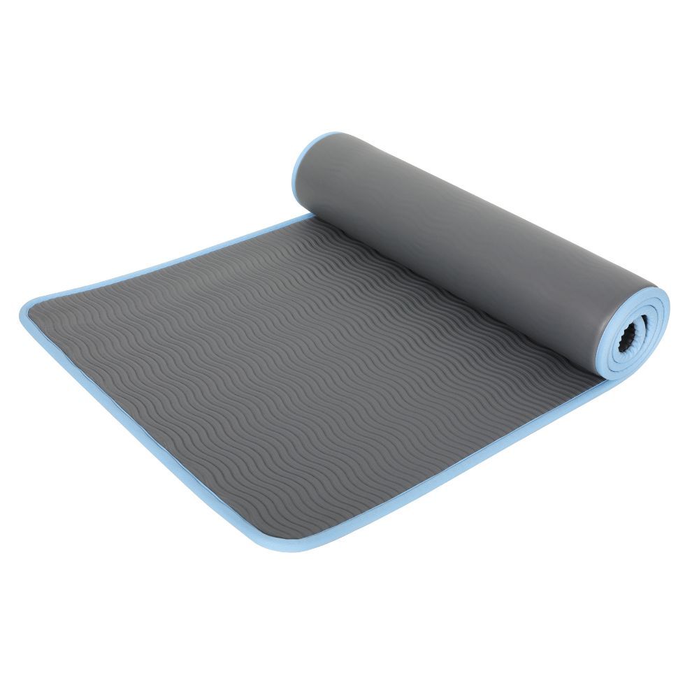 Colchoneta Yoga Mat 10mm Gris NBR Foam Correa