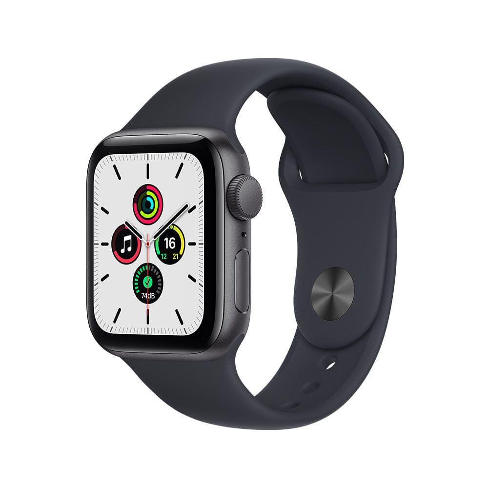 Apple Watch SE GPS 40mm Space Grey Aluminium Case Midnight Sport