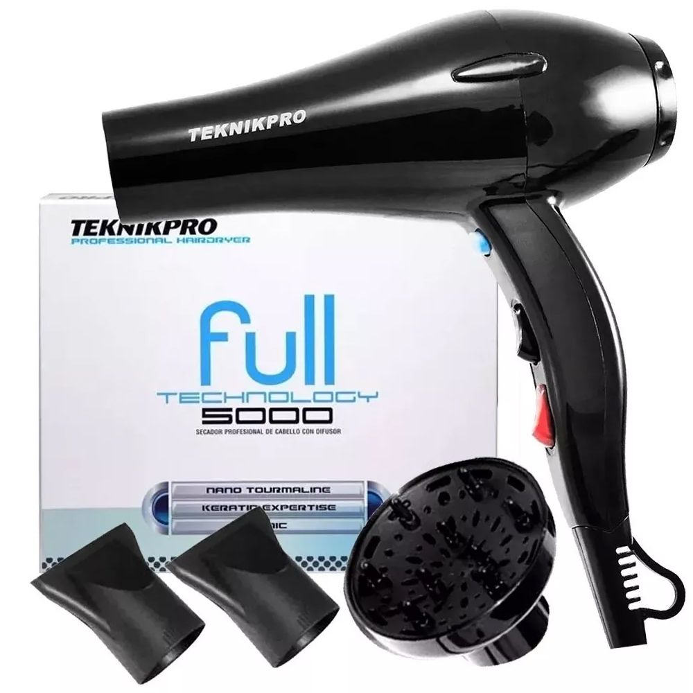 Secador De Pelo Profesional Teknikpro Full Technology 5000