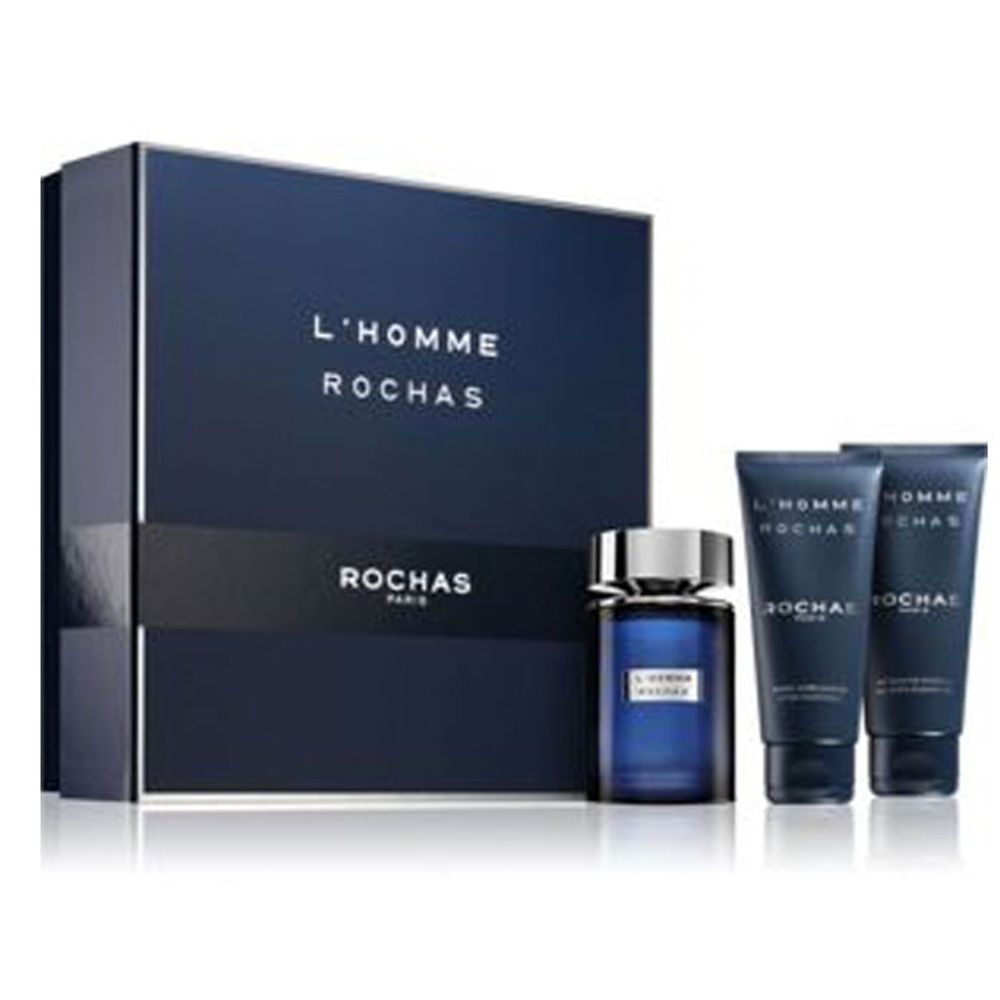Perfume Hombre Rochas L'homme Rochas Edt 100Ml + 100 Ml Shower Gel + 100 Ml After Shave Balm set