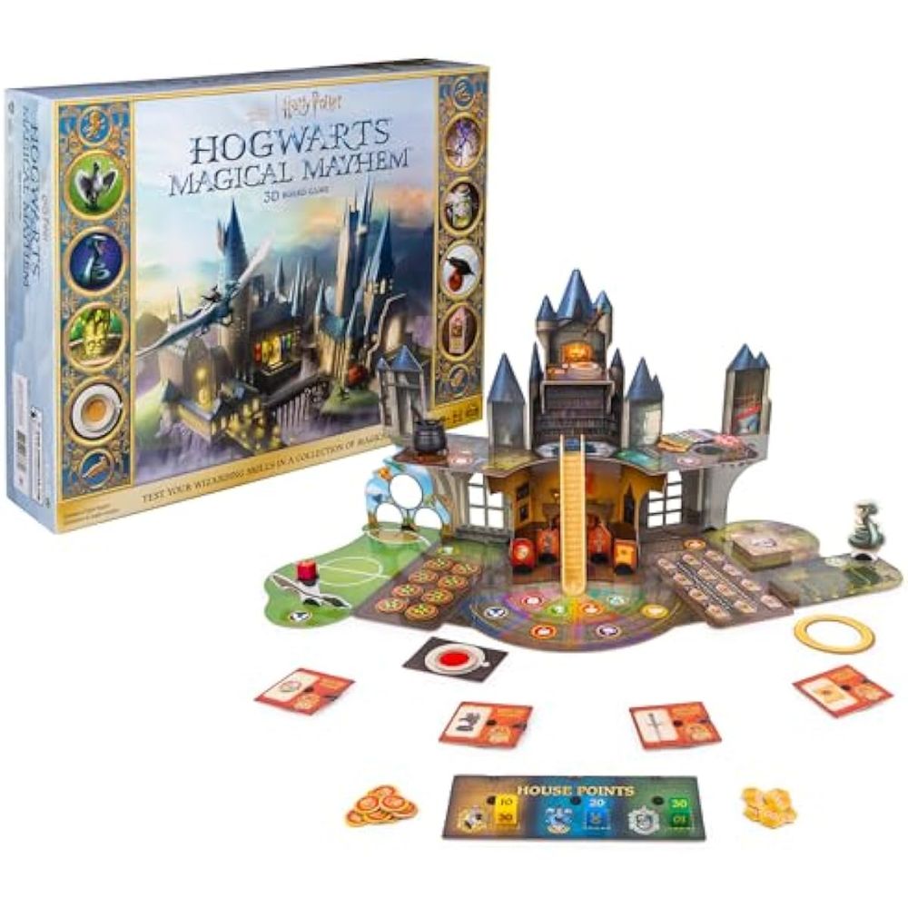 Chapeau Parlant Interactif Harry Potter Spin Master – Version Italienne Avec 15 Phrases, Mouvements Du Visage, Piles AA Incluses, à Partir De 5 Ans