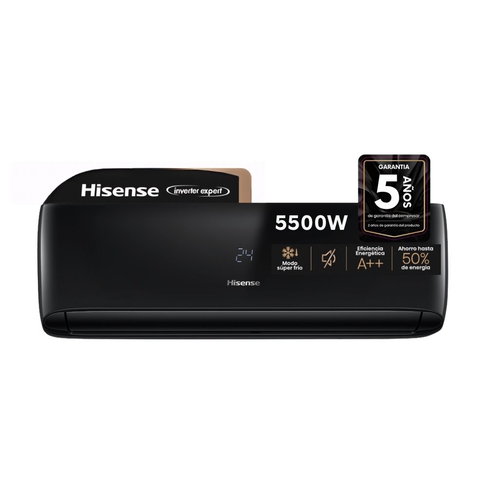 Aire Acondicionado Split Frío/Calor Inverter Hisense 5500W 4700F 55UR4SXSCA