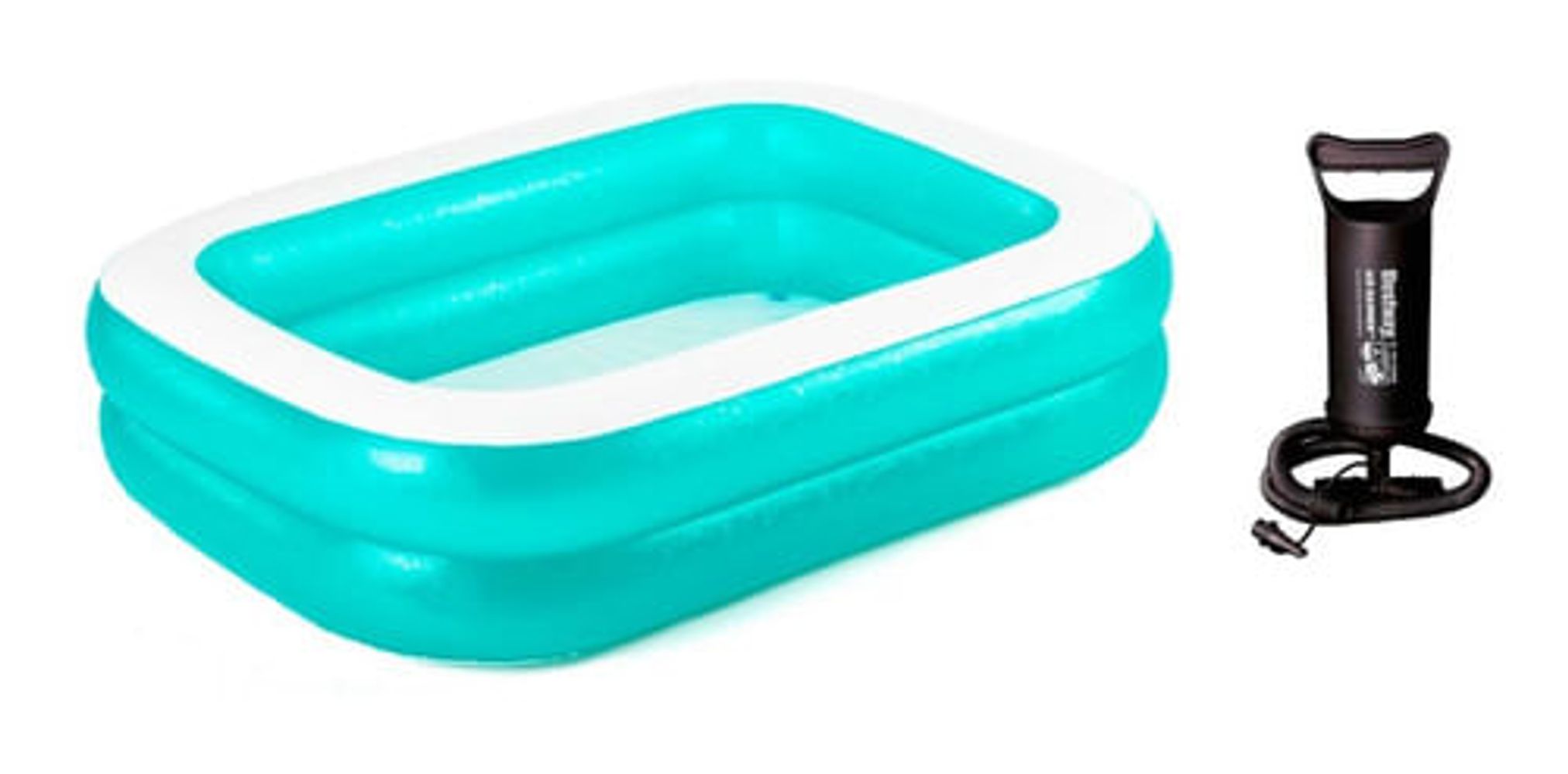 Combo Bestway Pileta Inflable 201x150x51cm + Inflador 62002