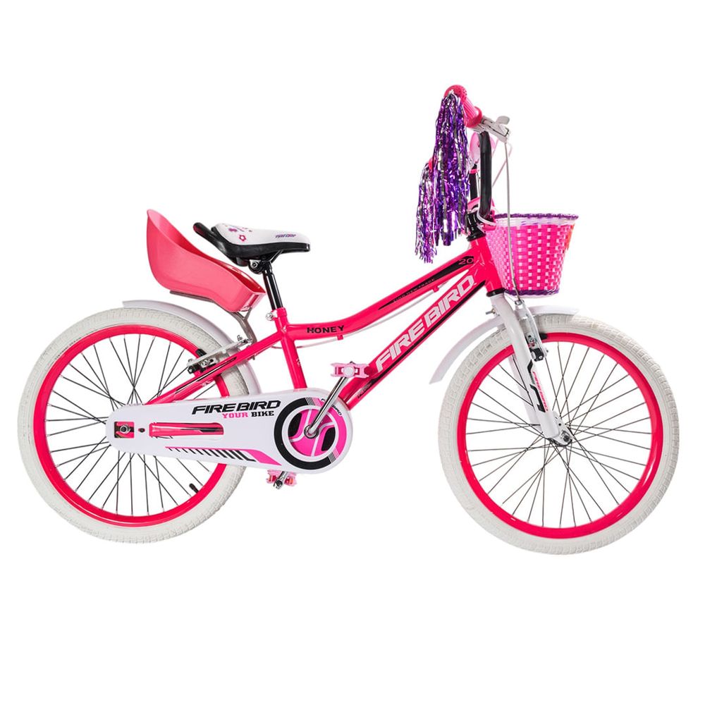 BICICLETA R20 ACERO HONEY FIREBIRD V-BRAKE FUCSIA