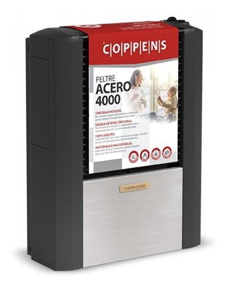 Calefactor Coppens 4000 Kcal Tbu Multigas C40uipam Izquierda