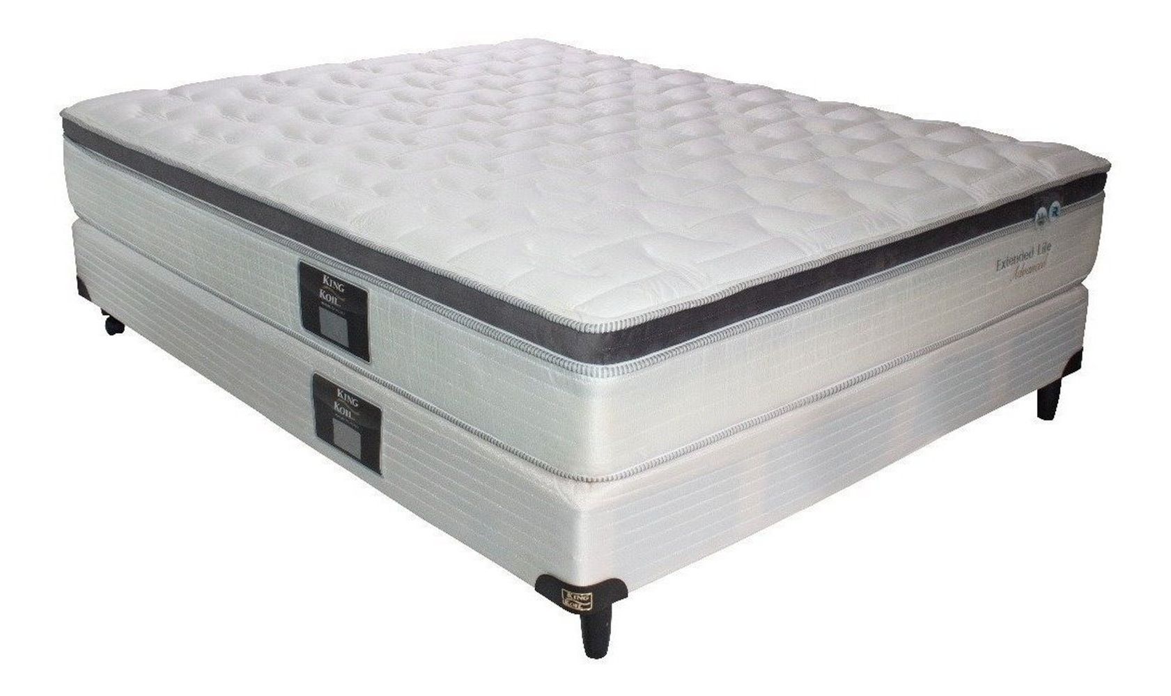 Sommier King Koil Xl Advanced Firme Viscoelastica 140x190 Blanco NO USAR