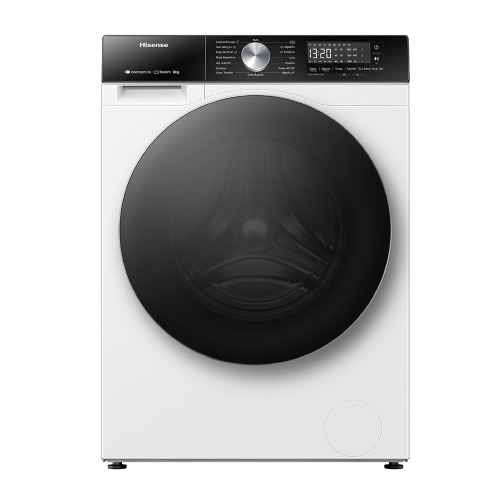 Lavarropas Hisense WF3S8043BW 8 Kg BCO