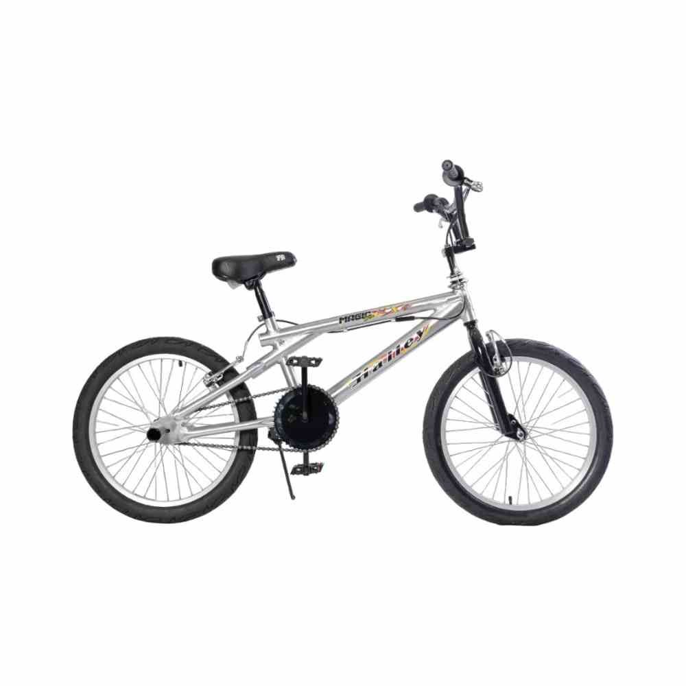 Bicicleta Freestyle Bmx Halley R20 Aluminio Plateada