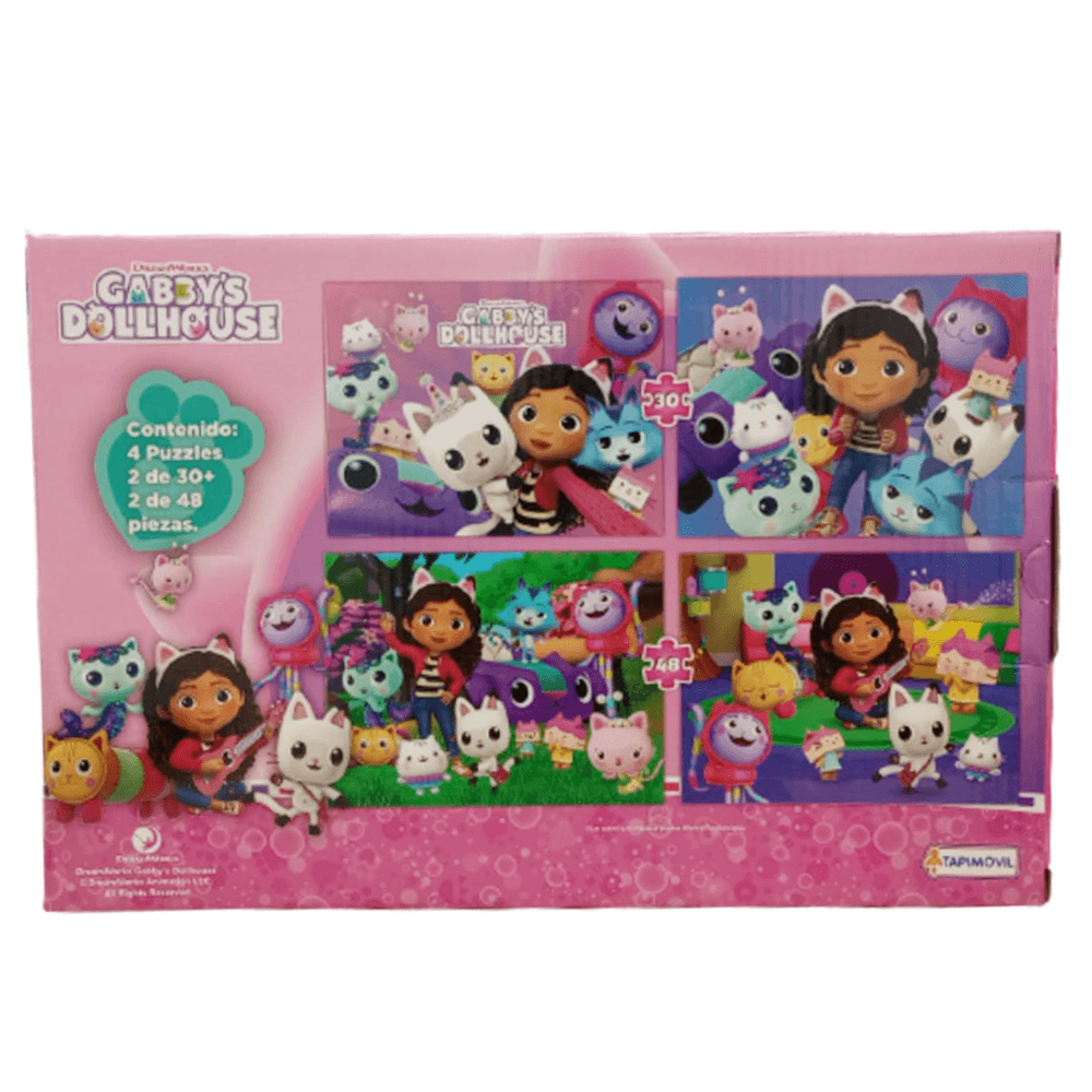 Rompecabeza Puzzle La Casa De Gabby X 4 Tapimovil Ugd01016