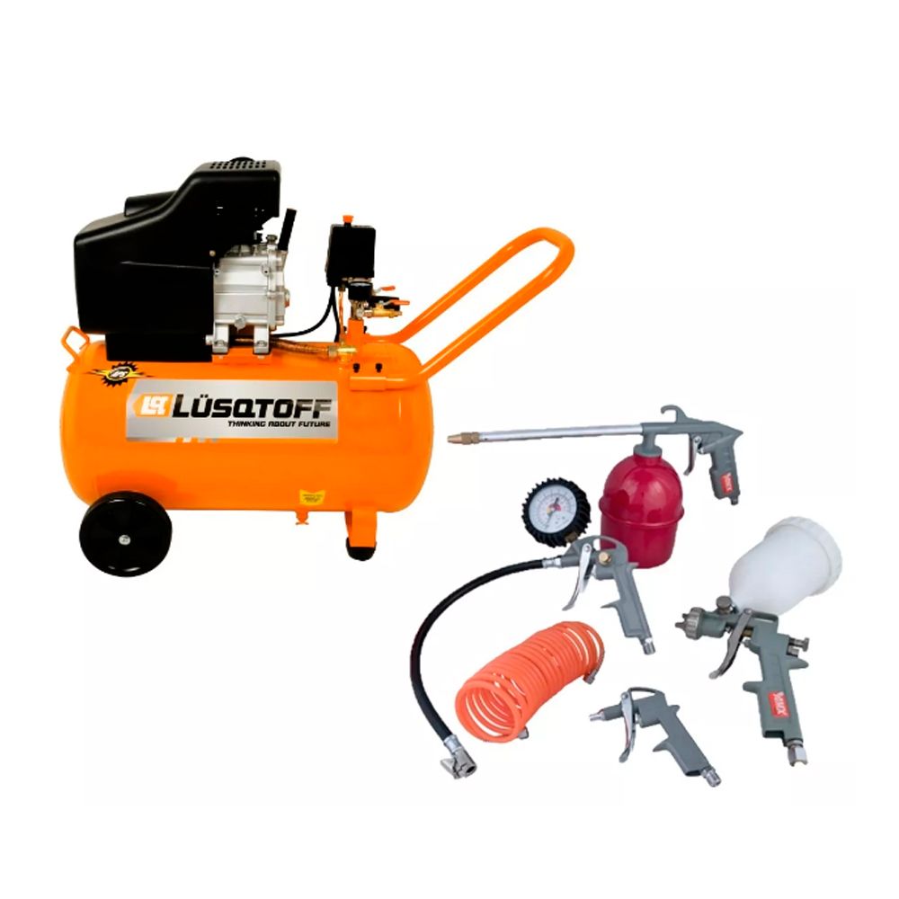Compresor de aire LC 2550BK Lusqtoff 50lts