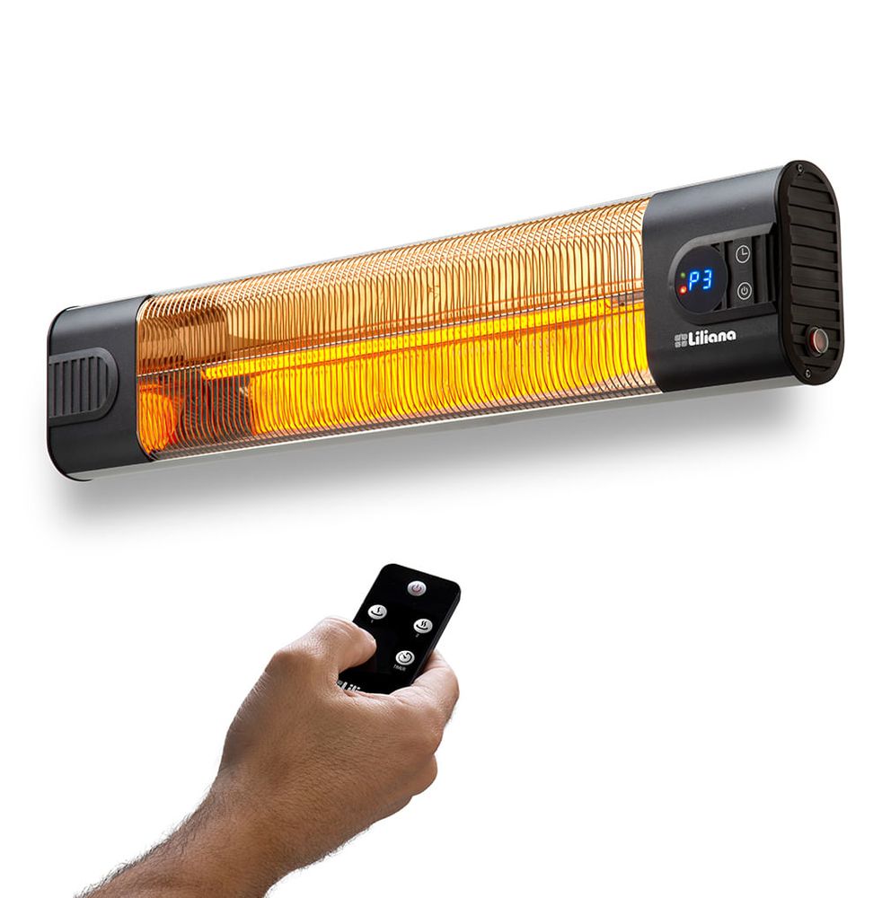 Calefactor Pared Techo Liliana Fibra Carbono 2200w 3 Niveles