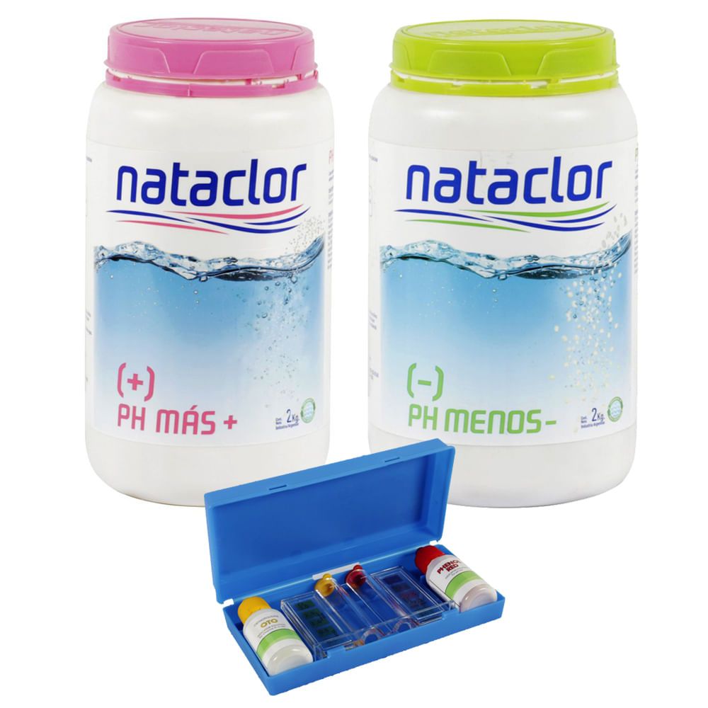 Regulador PH Test Kit PH Más PH Menos Nataclor