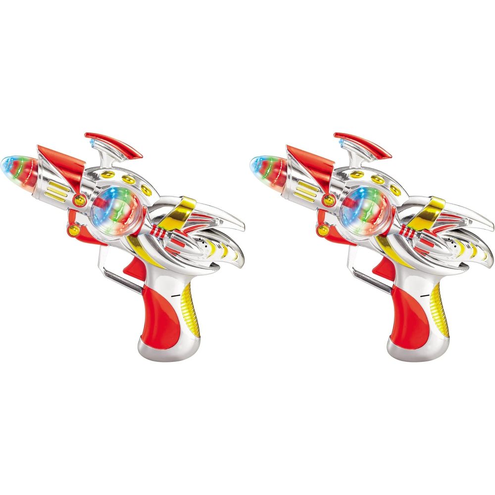 ArtCreativity Red Super Spinning Space Blaster Gun