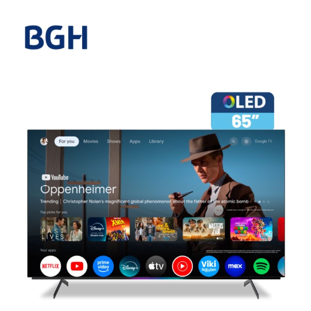 Smart Tv Oled Ultra Hd 65  Bgh Google Tv B6524us6g