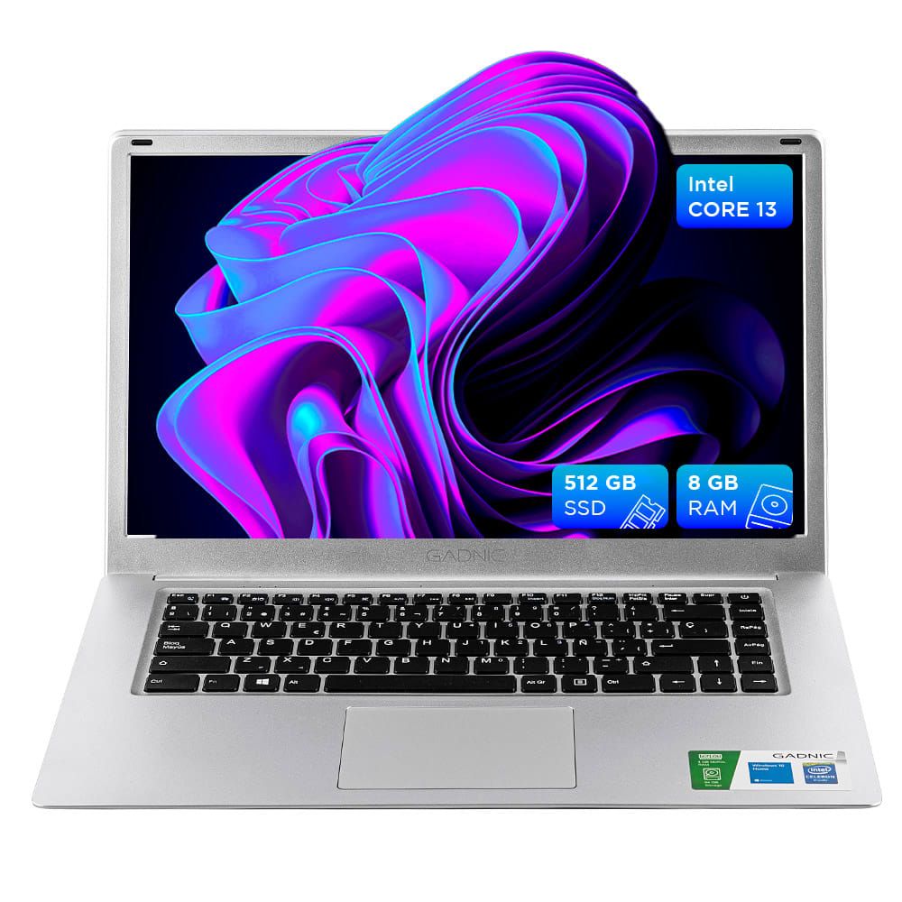 Notebook Einrichten Für Anfänger Windows 10 Notebook Gad-C3 Gadnic 141 I3 8GB DDR4 sodimm 512 GB SSD