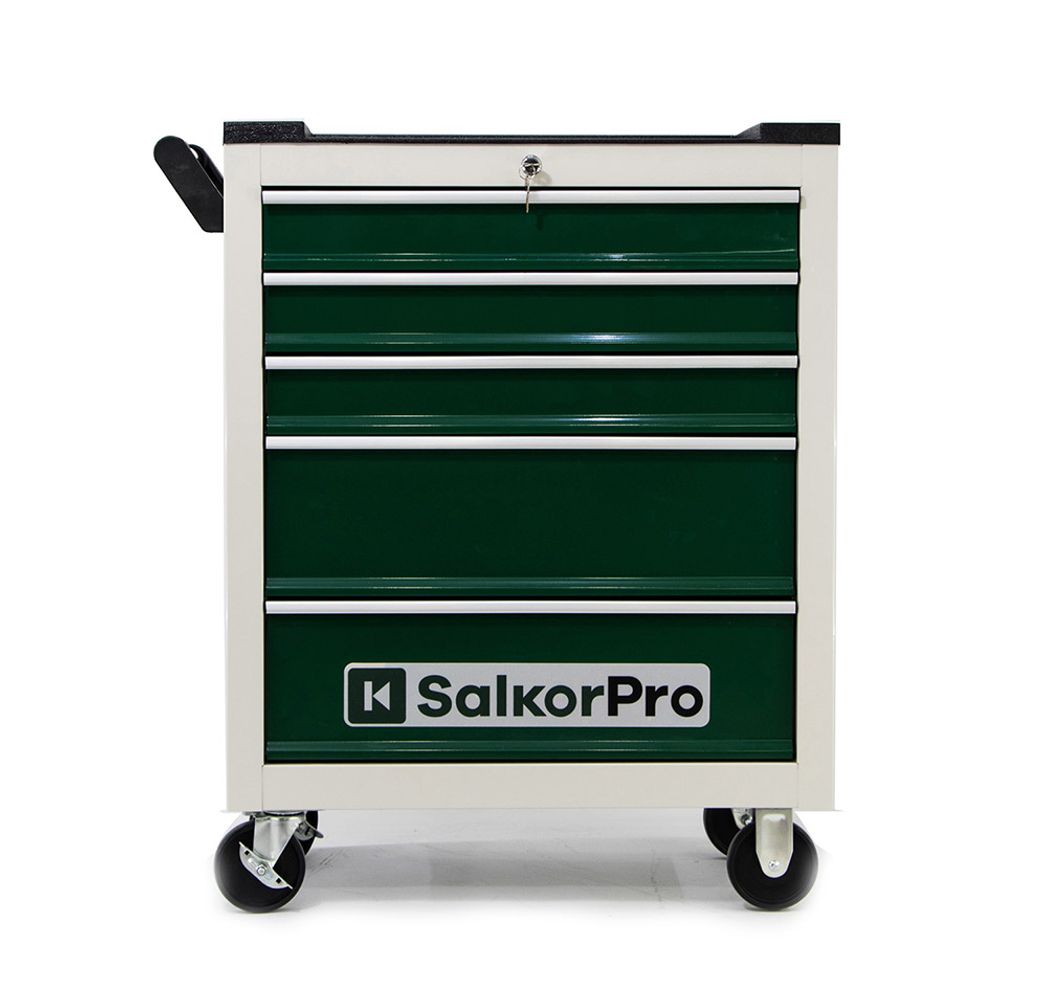 Caja Herramienta Gabinete Porta Carro Taller 5 cajones Salkor