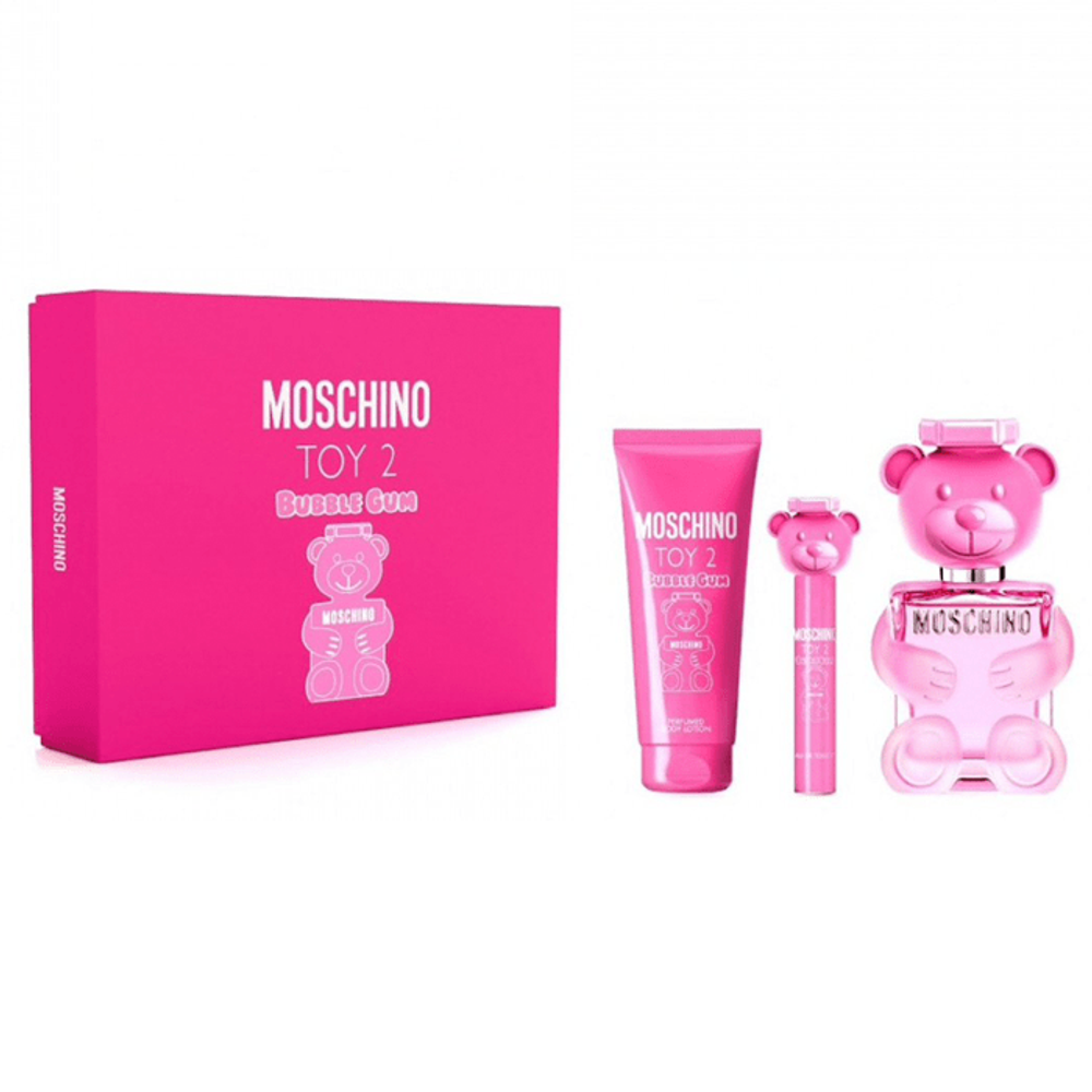 Set Moschino Toy 2 Bubble Gum Edt 100body Lotion 100mini Edt 10 4320